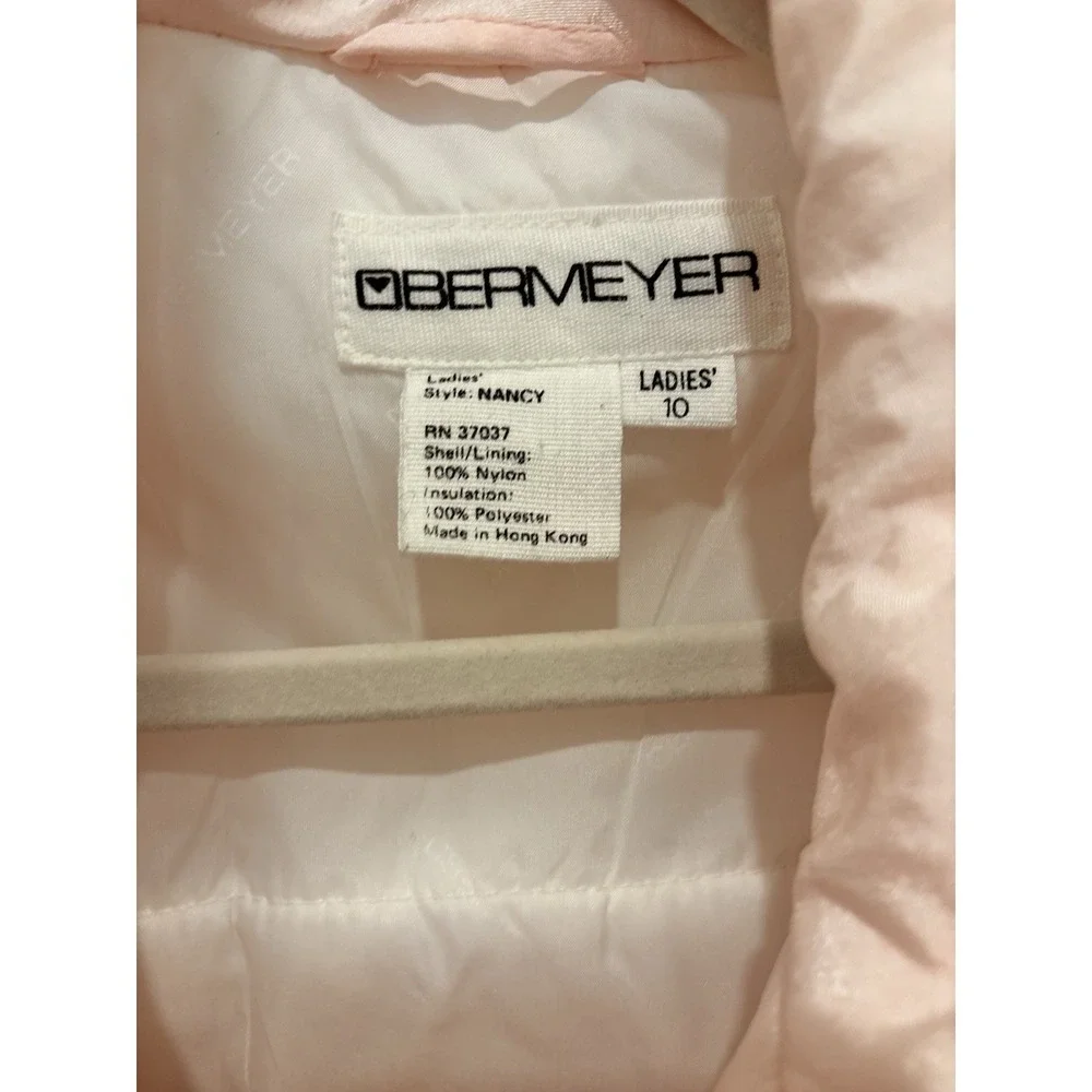Vintage Obermeyer‎ Women's Ski Jacket Size M Pink Short 90s Y2K Retro